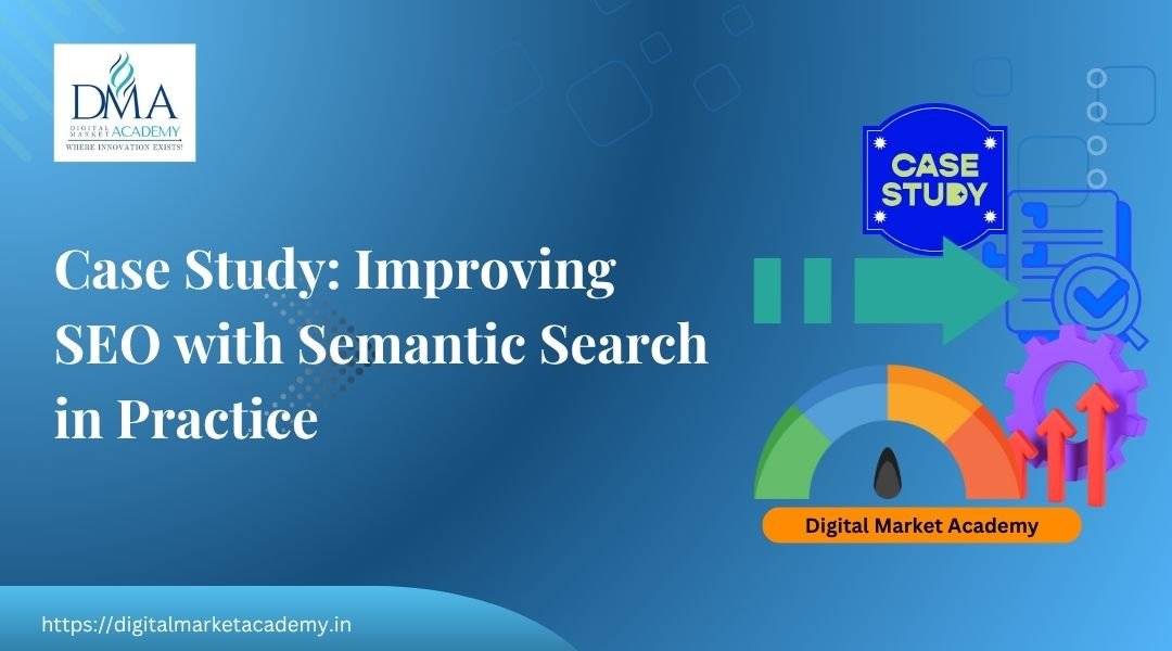 Case study chart showing traffic growth from semantic search SEO.