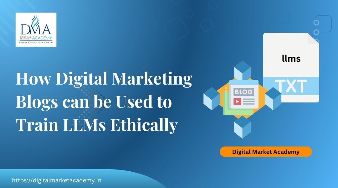 Ethical training of large language models using digital marketing blogs and content in India