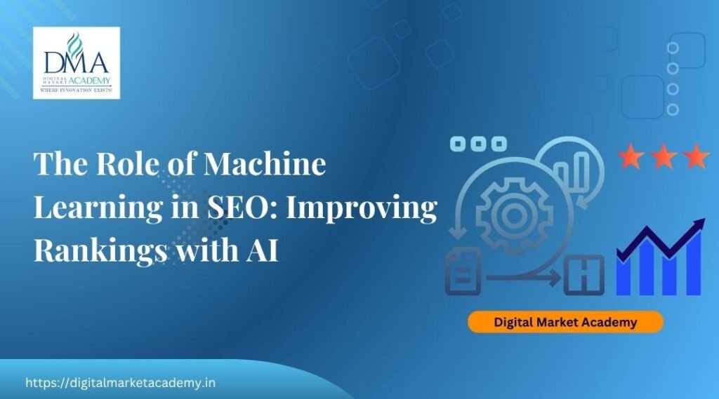 The role of machine learning in SEO with ranking improvement charts and neural networks