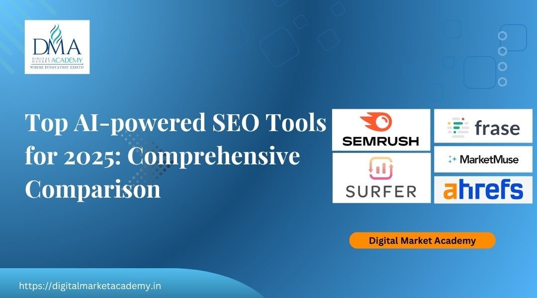 Top AI-powered SEO tools to use in 2025 with futuristic toolkits and AI assistants