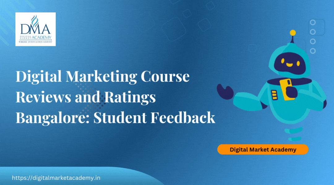 Students exploring top-rated digital marketing course reviews in Bangalore at Digital Market Academy