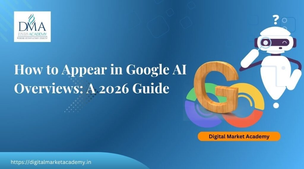 How to rank in Google AI Overviews 2026 guide by Digital Market Academy