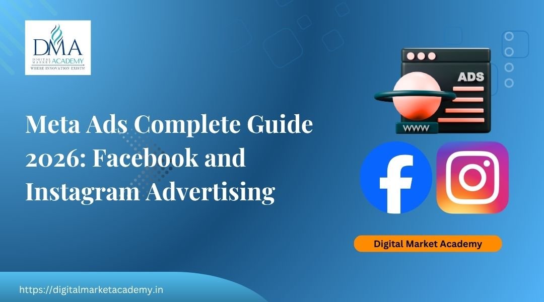 Meta Ads complete guide 2026 by Digital Market Academy covering Facebook and Instagram ads