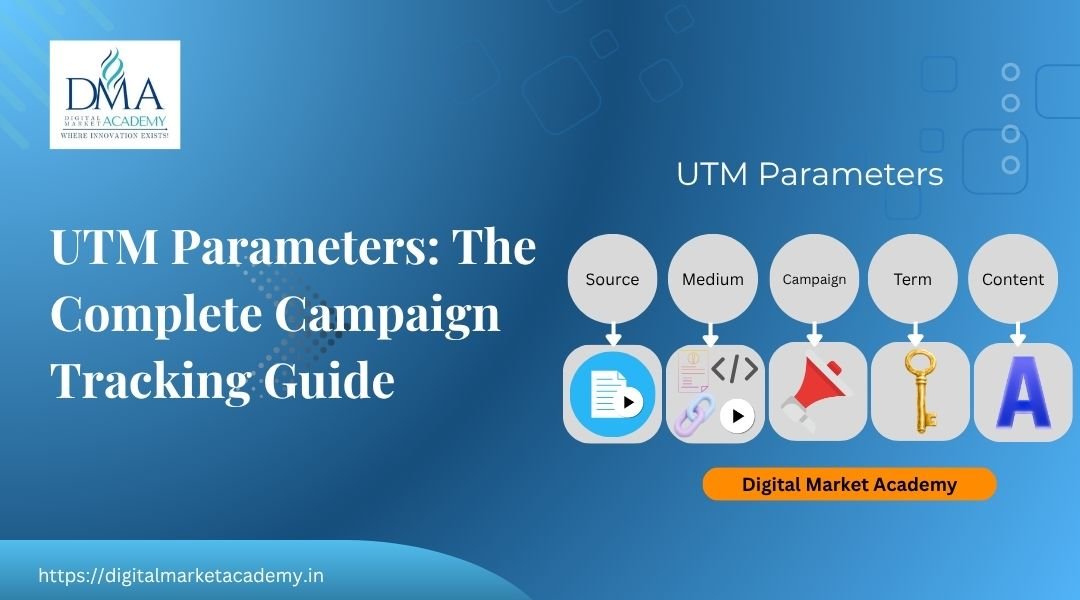 UTM parameters campaign tracking guide by Digital Market Academy