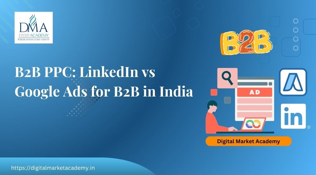 B2B PPC on LinkedIn and Google guide by Digital Market Academy