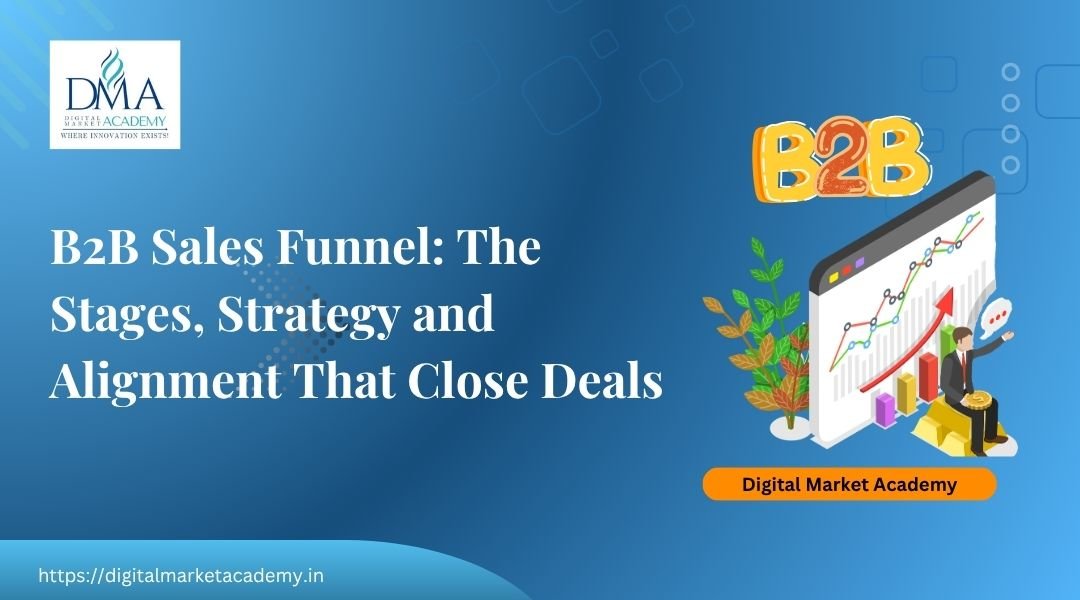 B2B sales funnel guide by Digital Market Academy