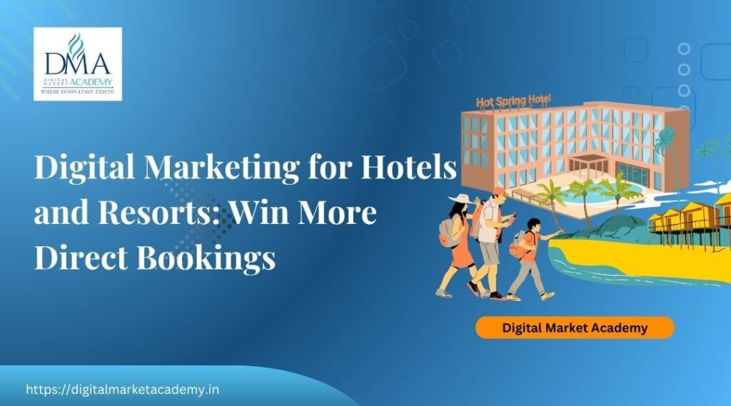 Digital marketing for hotels and resorts in India guide by Digital Market Academy
