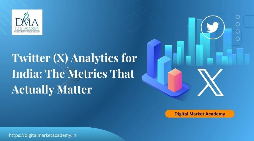 Twitter X analytics and metrics that matter for India by Digital Market Academy
