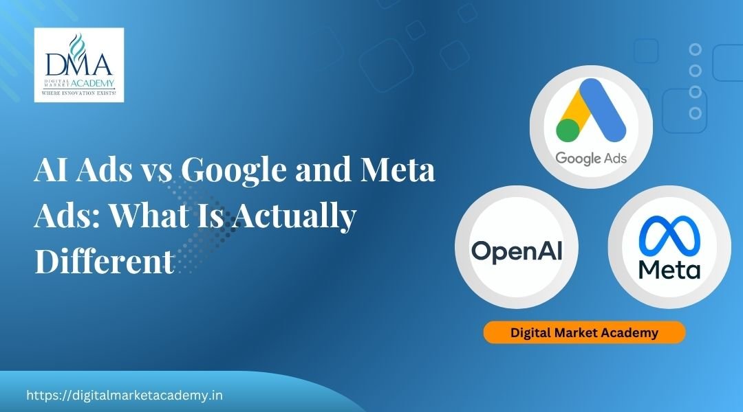 AI ads vs Google and Meta ads compared: targeting, format and measurement differences
