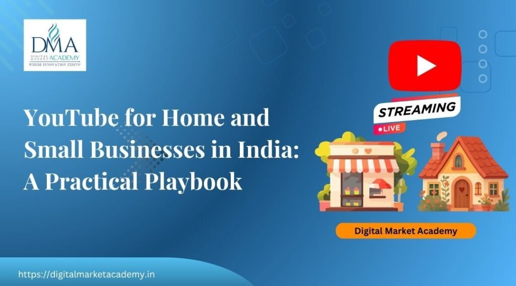 YouTube for home and small businesses in India, with video ideas for bakery, salon, saree, gym